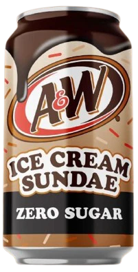 A&W - Ice Cream Sundae Zero Sugar (2 x 12 x 12oz)