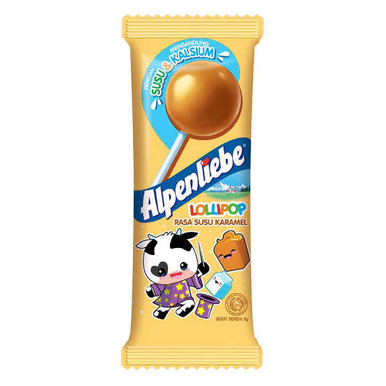Alpenliebe - Lollipop Candy - Caramel (8 x 24 x 252g)