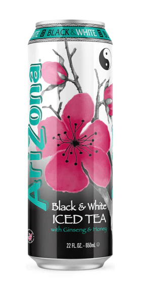 Arizona - Black & White Tea - not price marked (24 x 22oz)