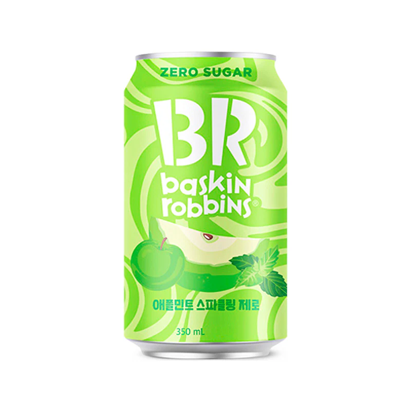 Baskin Robbins Apple Mint Sparkling Zero (24 x 350ml)