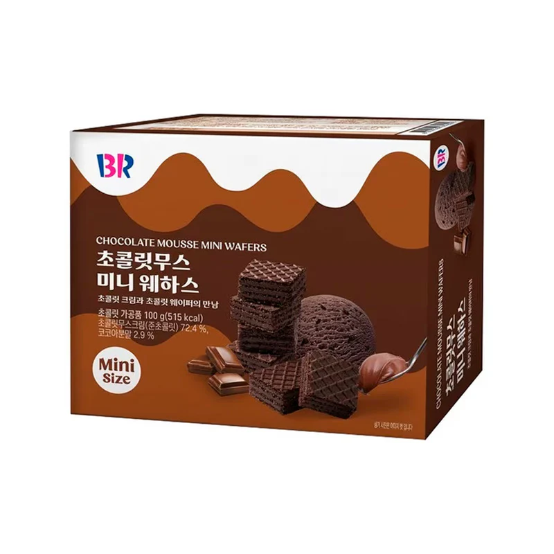 Baskin Robbins Chocolate Mousse Mini Wafers (24 x 100g)
