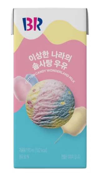 Baskin Robbins Cotton Candy Wonderland Milk (24 x 190ml)