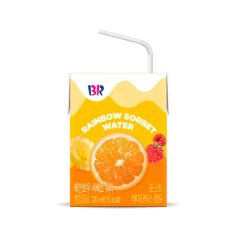Baskin Robbins Rainbow Sorbet Water (24 x 120ml)