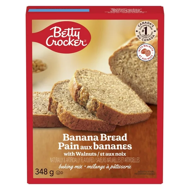 Betty Crocker - Baking Mix Banana Bread Walnuts (12 x 348g)
