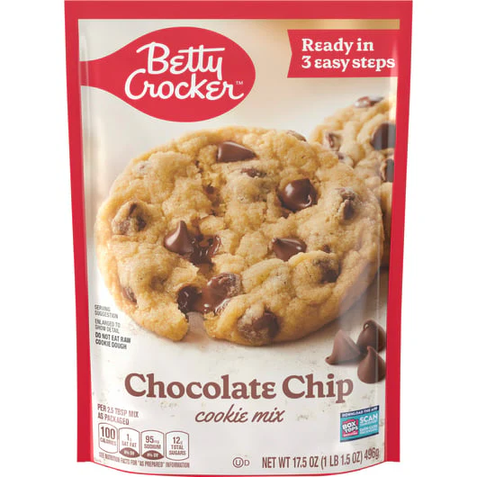 Betty Crocker - Cookie Mix Chocolate Chip (12 x 17.5oz)