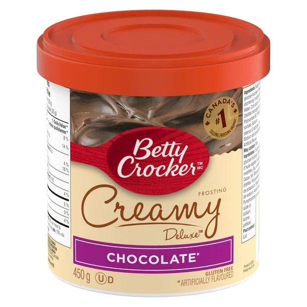 Betty Crocker - Creamy Deluxe Frosting Chocolate (12 x 450g)
