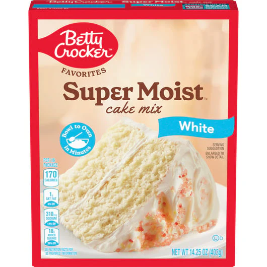 Betty Crocker - Favorites Super Moist Cake Mix White (12 x 14.25oz)