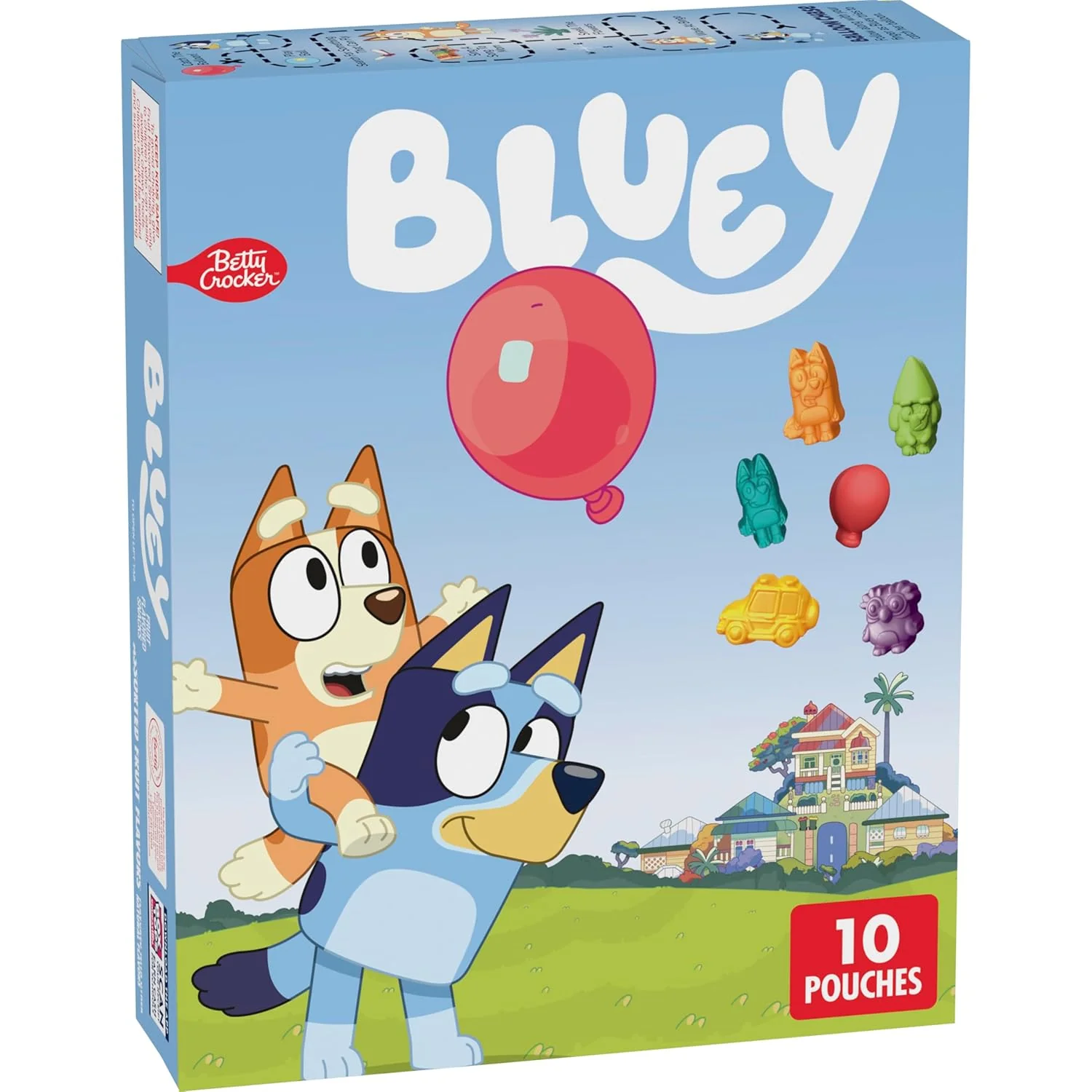 Betty Crocker Fruit Snacks - Bluey 10CT (8 x 8oz)
