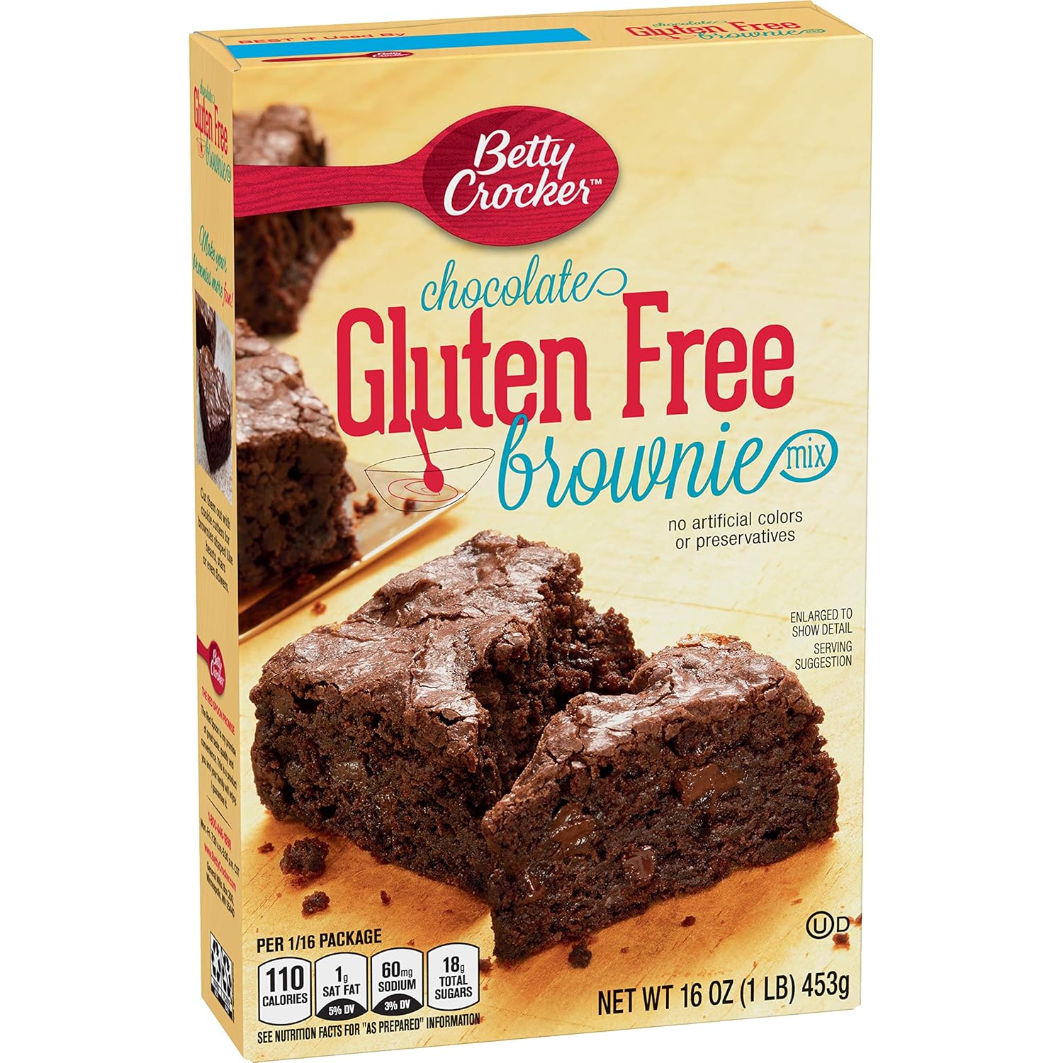 Betty Crocker - Gluten Free Brownie Mix ,Chocolate (6 x 16oz)