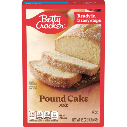 Betty Crocker - Pound Cake Mix (12 x 16oz)