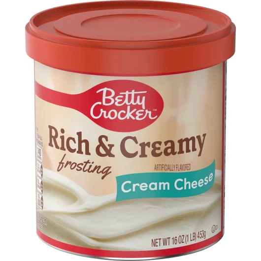Betty Crocker - Rich & Creamy Frosting, Creamy Cheese (8 x 16oz)