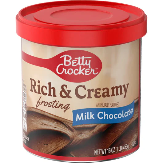 Betty Crocker - Rich & Creamy Frosting, Milk Chocolate (8 x 16oz)
