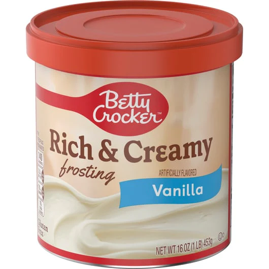 Betty Crocker - Rich & Creamy Frosting, Vanilla (8 x 16oz)