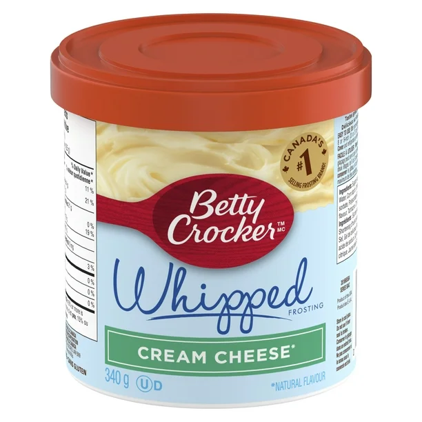 Betty Crocker - Whipped Frosting Cream Cheese (12 x 340g)