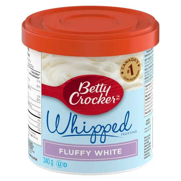 Betty Crocker - Whipped Frosting Fluffy White (12 x 340g)