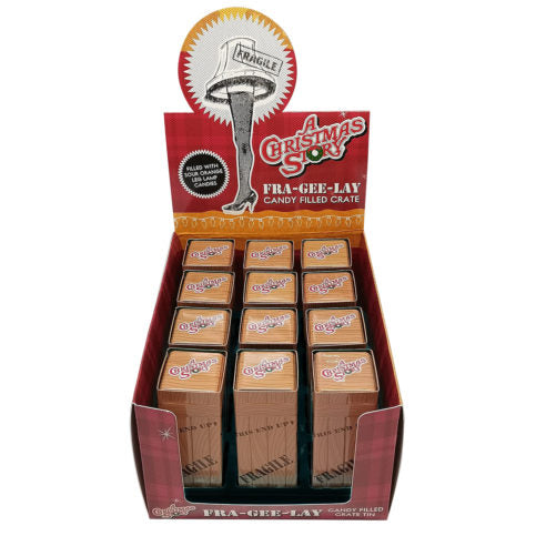 Boston America Confect. - A Christmas Story Fra-Gee-Lay Tin (10 x 12 x 1.5oz)