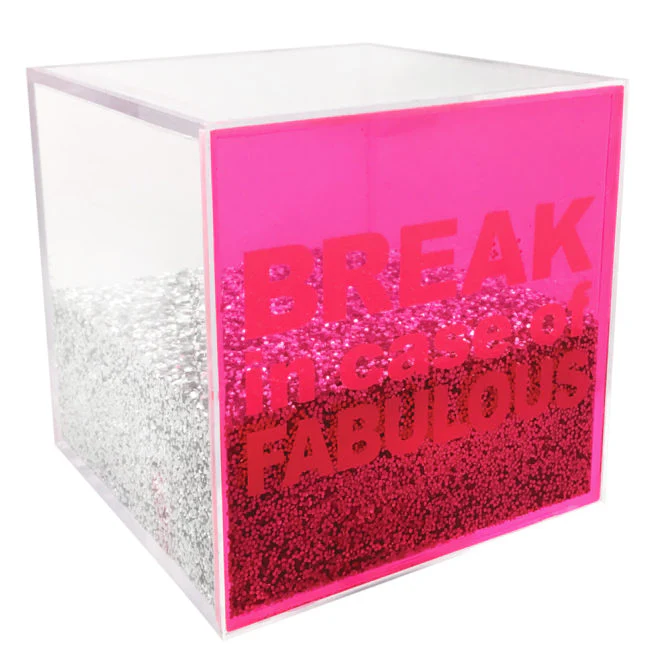 Boston America Confect. - Fabulous Glitter Box (4 x 6 x 1pc)