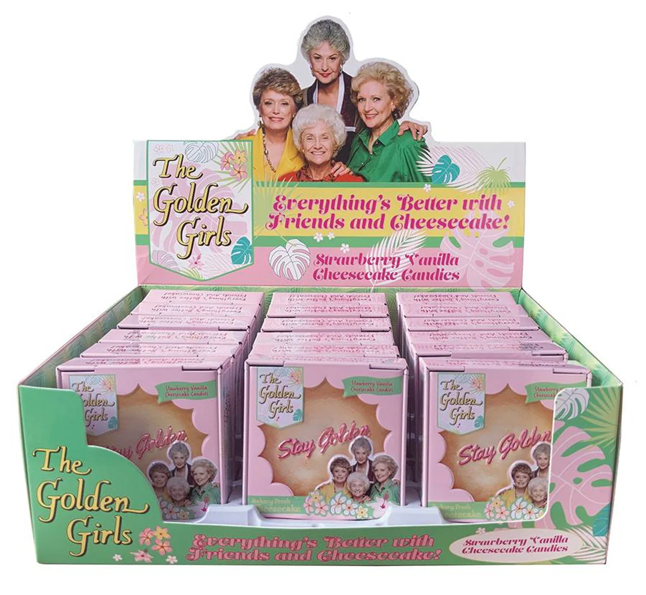 Boston America Confect. - Golden Girls Cheescake Box Tin (10 x 12 x 1.2oz)