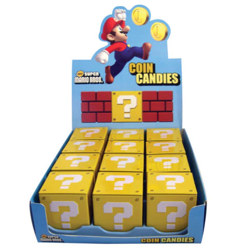 Boston America Confect. - Nintendo "?" Question Mark Box (10 x 12 x 1.2oz)