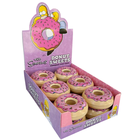 Boston America Confect. - Simpsons Donut Sweets Tin (10 x 12 x 1.5oz)