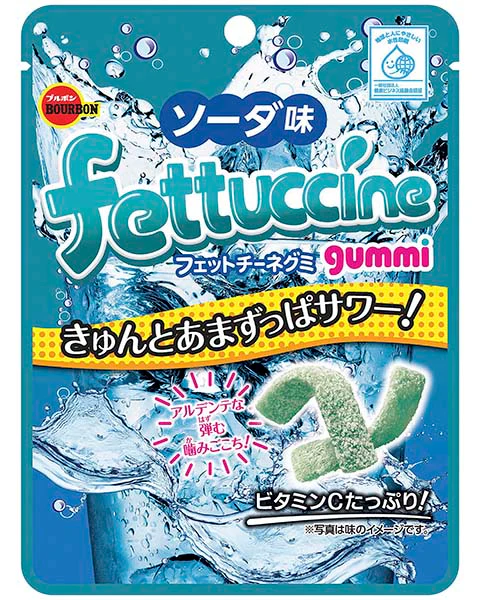 BOURBON - Fettuccine Gummy - Soda (10 x 12 x 50g)