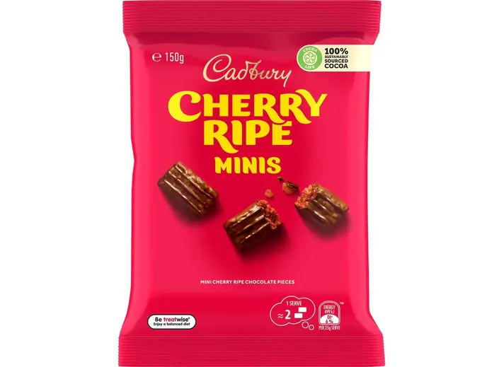 Cadbury - Cherry Ripe Minis (12 x 150g)