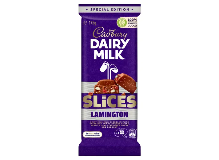 Cadbury - Dairy Milk Slice Lamington (4 x 16 x 175g)