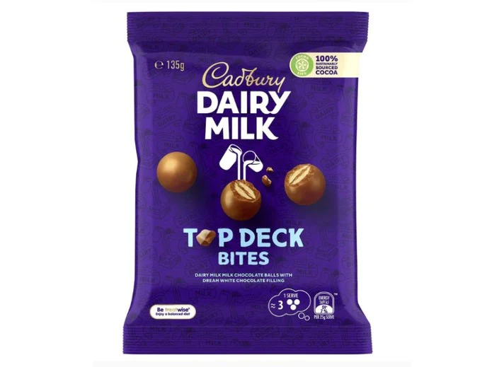 Cadbury - Dairy Milk Top Deck Bites ( 14 x 135g)