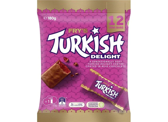 Cadbury - Fry's Turkish Delight Share Pack (12 x 180g)