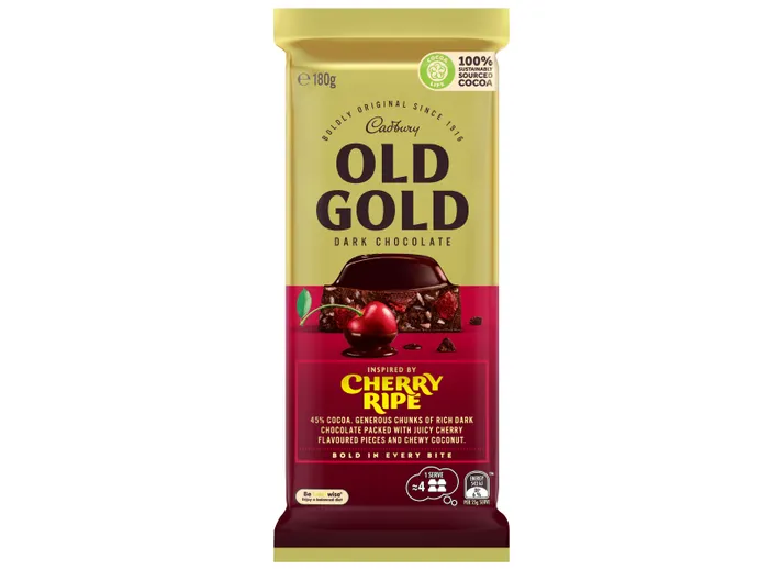 Cadbury - Old Gold Cherry Ripe (4 x 15 x 180g)