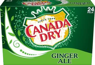 Canada Dry - Ginger Ale SUITCASE (24 x 12oz)