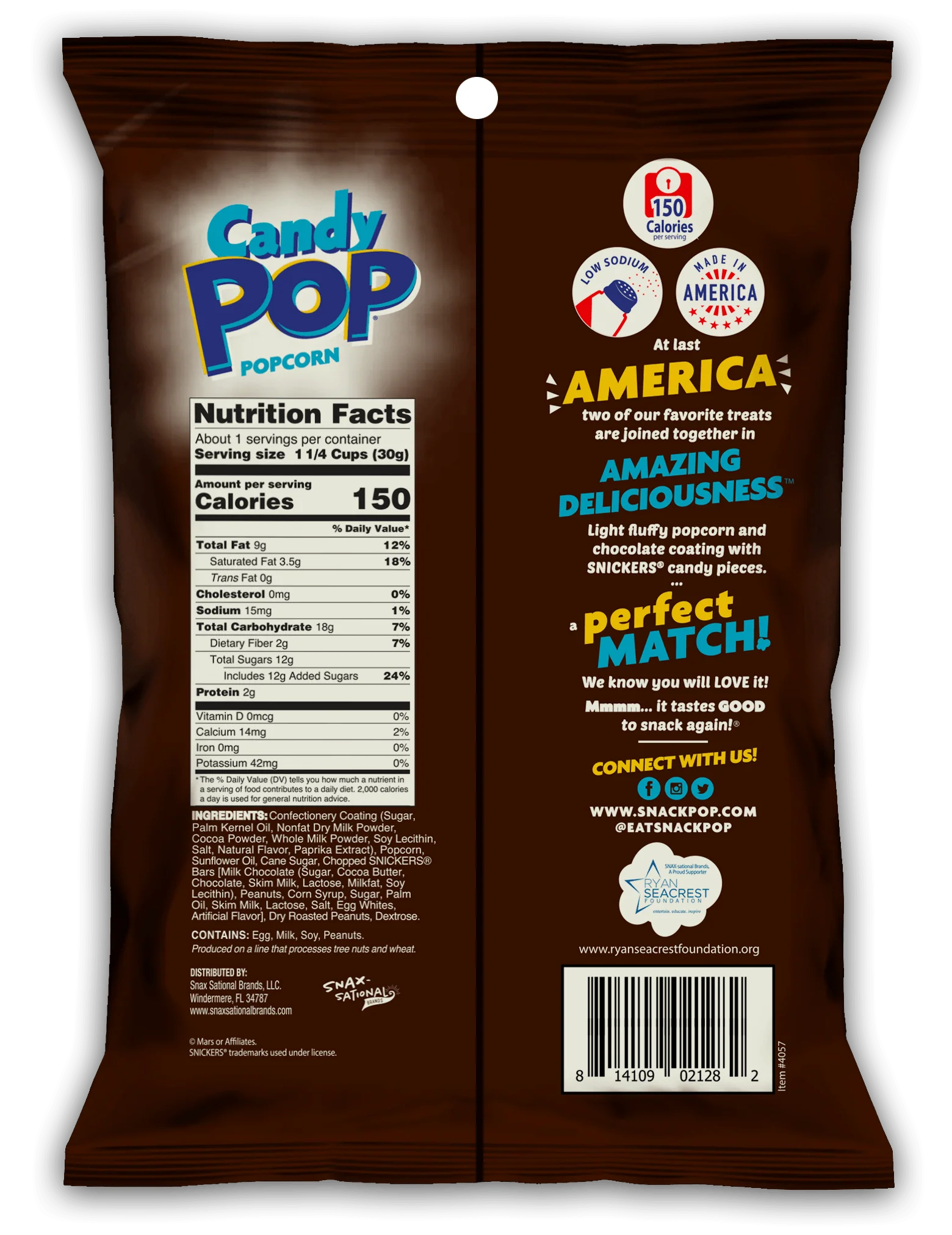 Candy Pop - Snickers (6 x 8 x 1oz) - Image 2