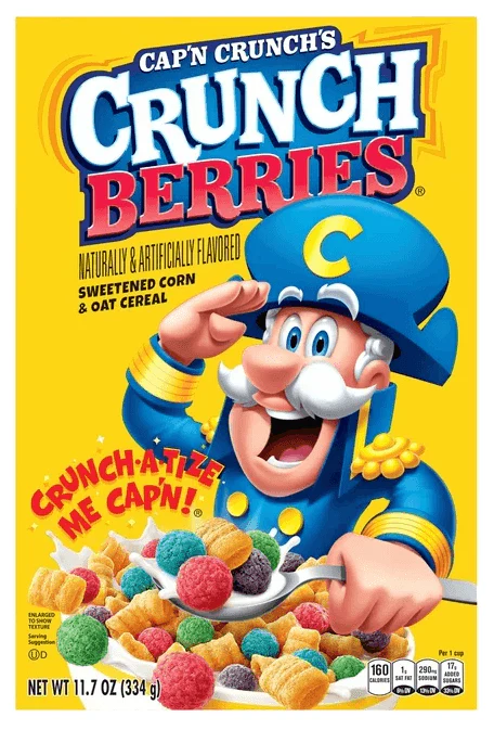 CapN Crunch Cereal - Crunch Berries (14 x 11.7oz)