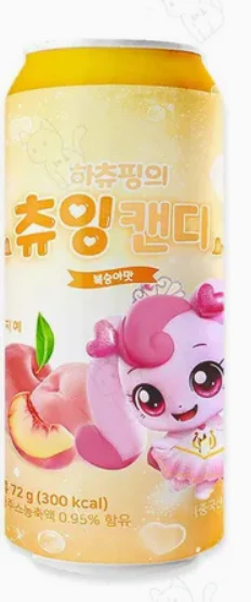 Catch Tiniping Hachuping Chewing Candy Peach Flavor (36 x 72g)