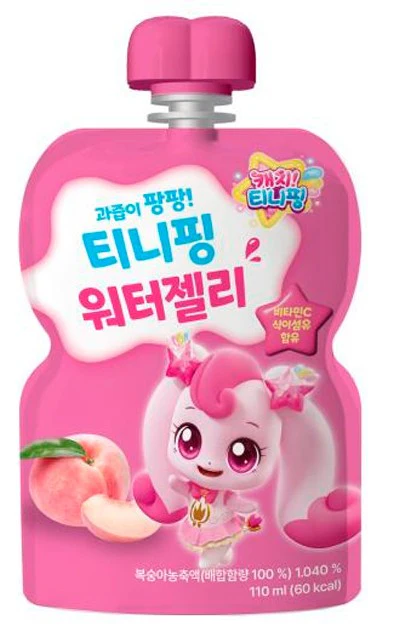 Catch Tiniping Water Jelly Peach (40 x 110ml)