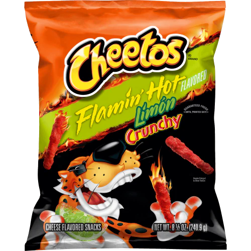 Cheetos Crunchy Flamin Limon (10 x 8oz)
