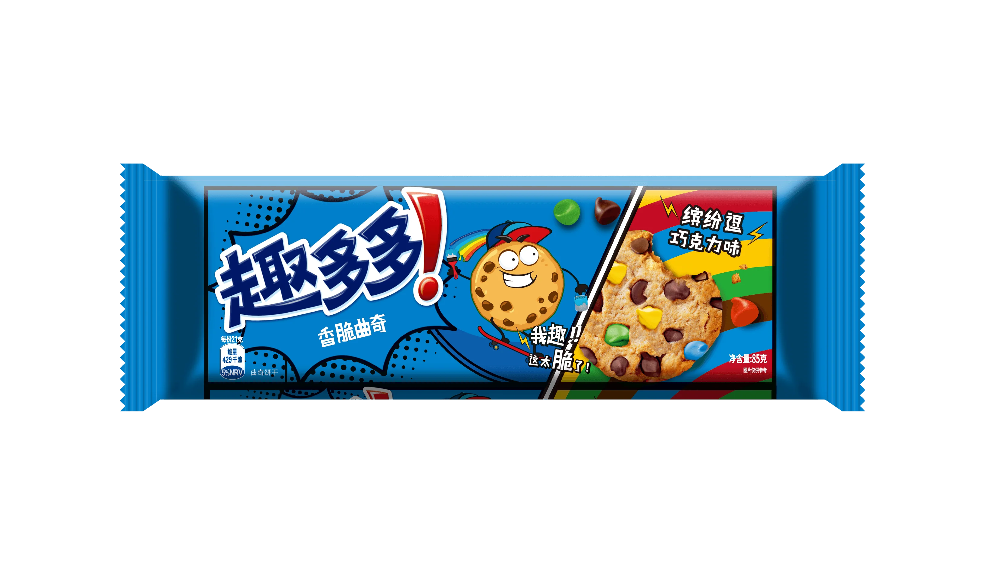 Chips Ahoy! - Crispy Cookies Colorful Chocolate (24 x 85g)