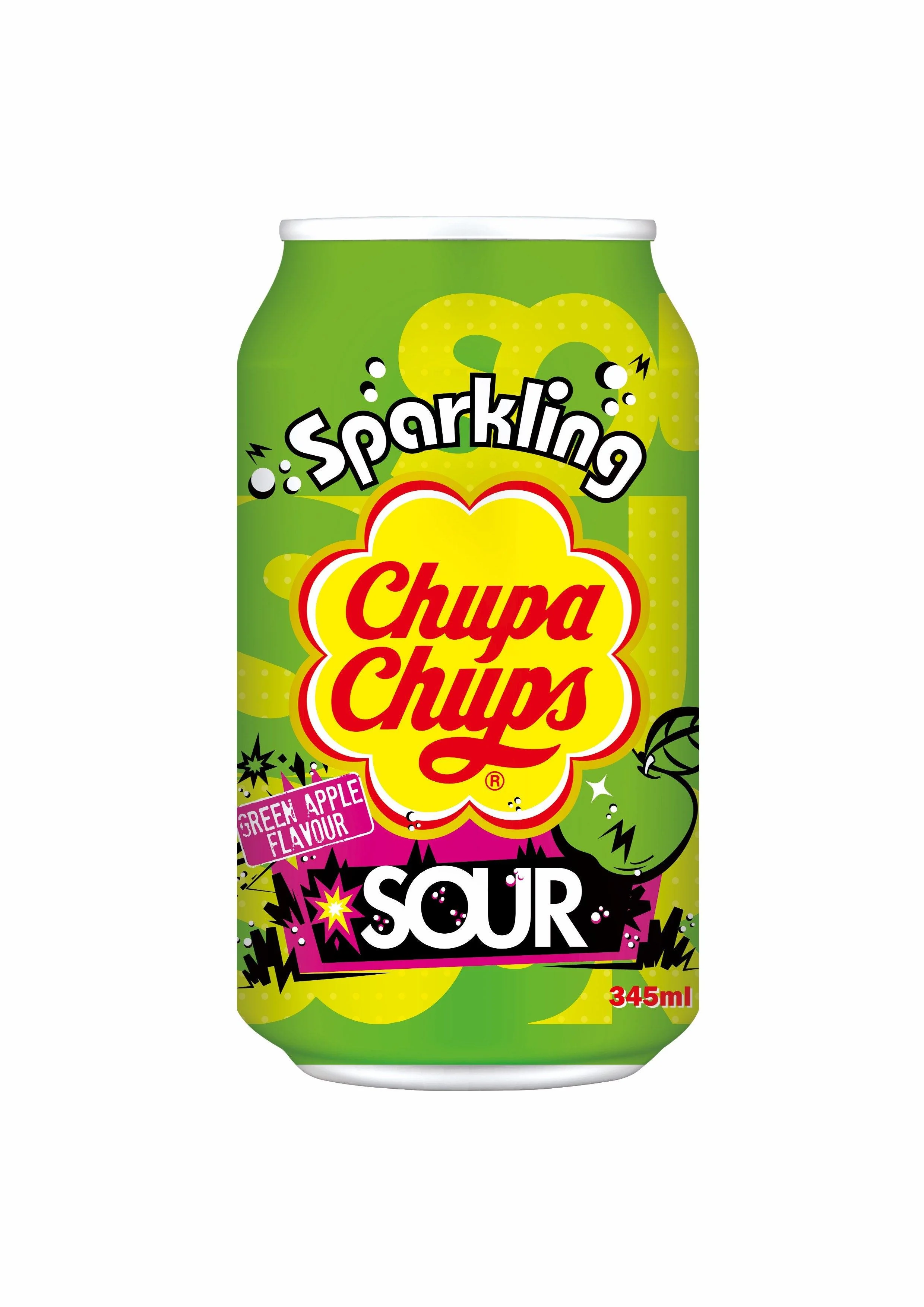 Chupa Chups RTD - Sour Green Apple (24 x 345ml)