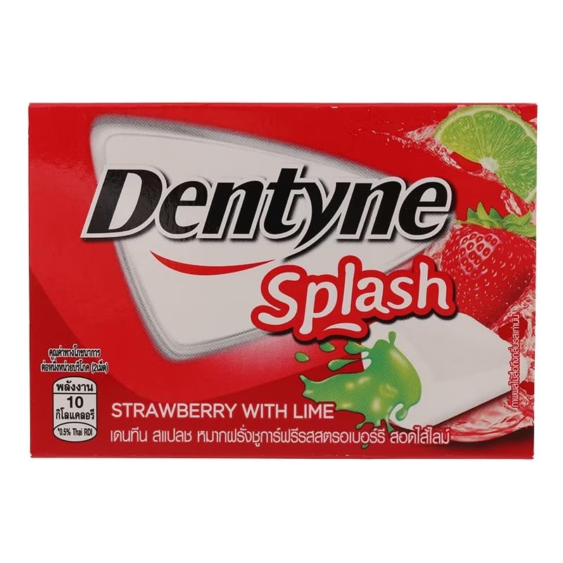 DENTYNE - Splash Strawberry Lime (15 x 16 x 8pcs)
