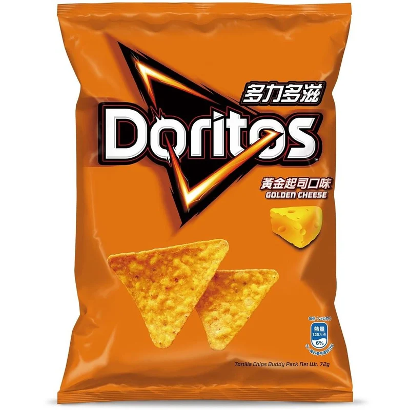 Doritos Corn Chips - Golden Cheese Flavor (12 x 68g)