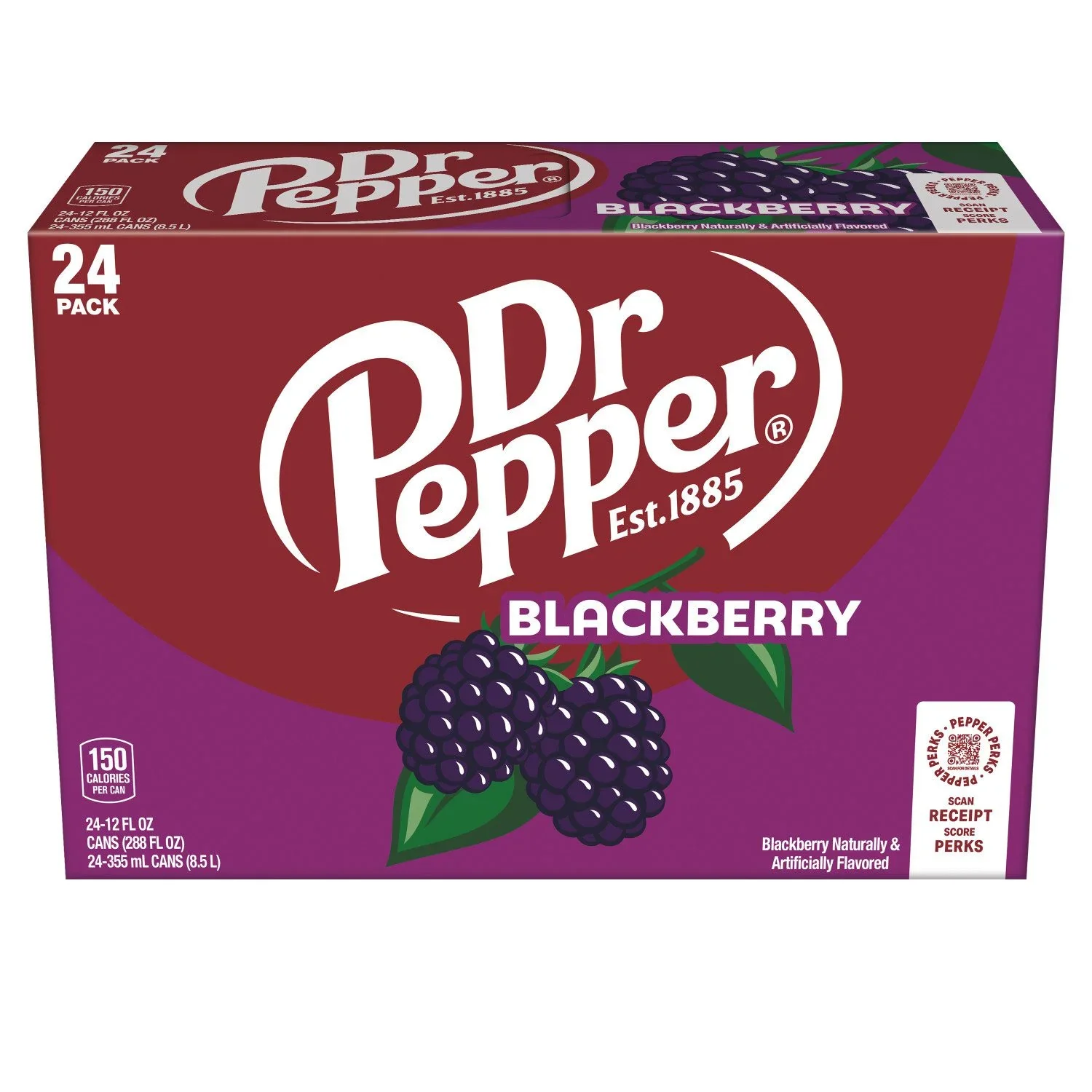 Dr. Pepper - Blackberry SUITCASE (24 x 12oz)