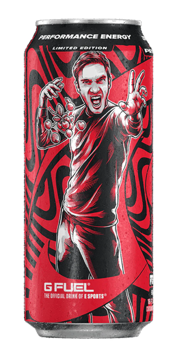 G Fuel RTD - PewDiePie (Lingonberry) / 12 x 16oz - Image 2