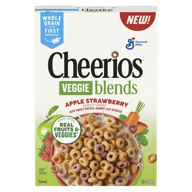 General Mills - Apple Strawberry Cheerios Blends (12 x 300g)