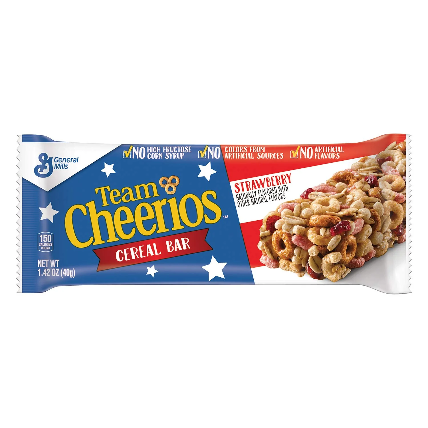 General Mills Cereal Bars - Team Cheerios Cereal Bar Strawberry (96 x 1.42oz)