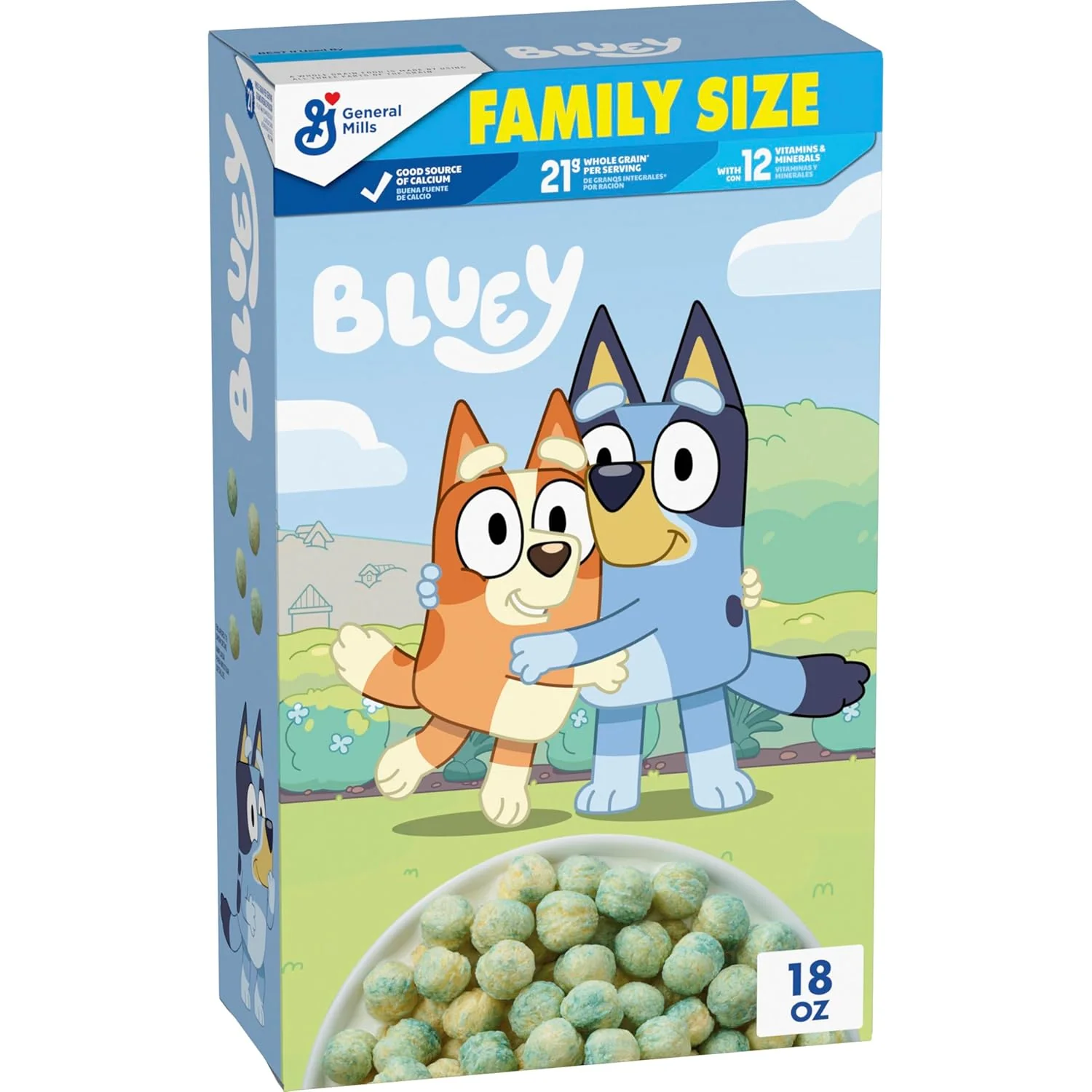 General Mills Cereal - Bluey Cereal Family Size (5 x 18oz)