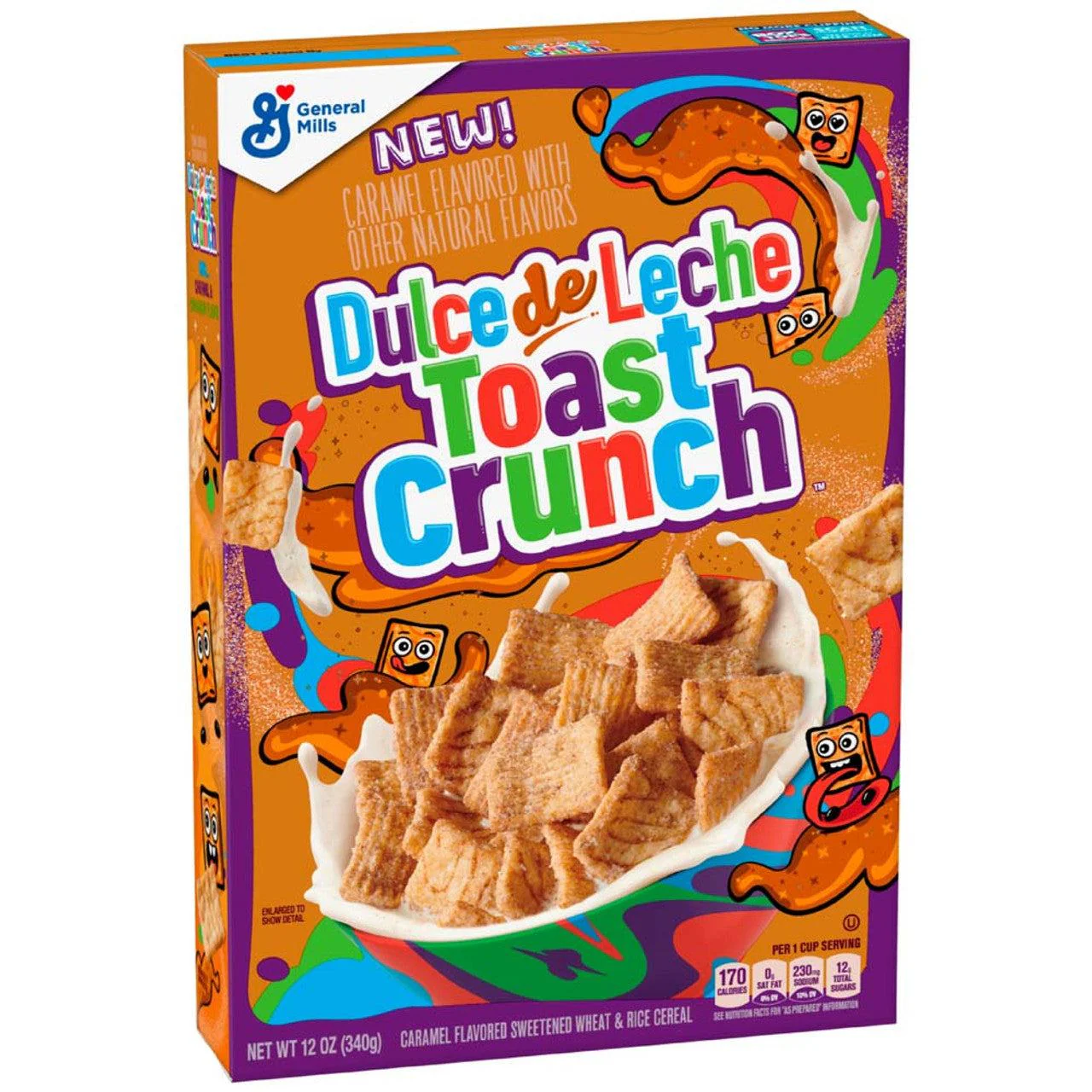 General Mills Cereal - Dulce de Leche Toast Crunch (12 x 12oz)