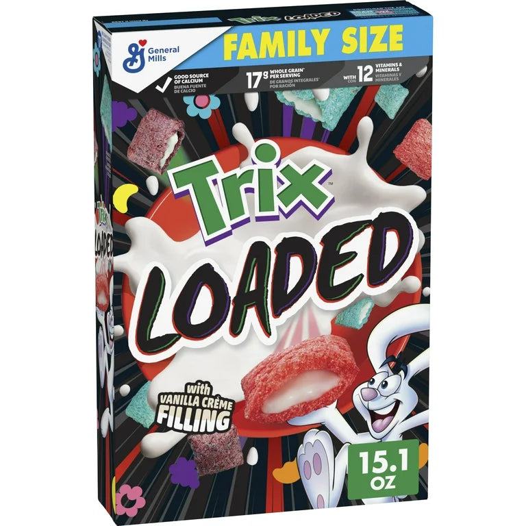 General Mills Cereal - Loaded Trix Family Size (6 x 15.1oz)