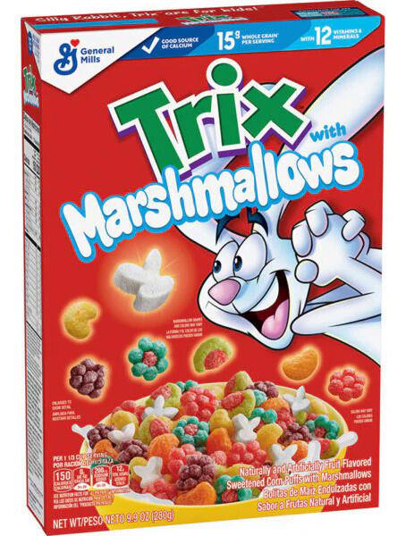 General Mills Cereal -Trix with Marshmallows (12 x 9.9oz)