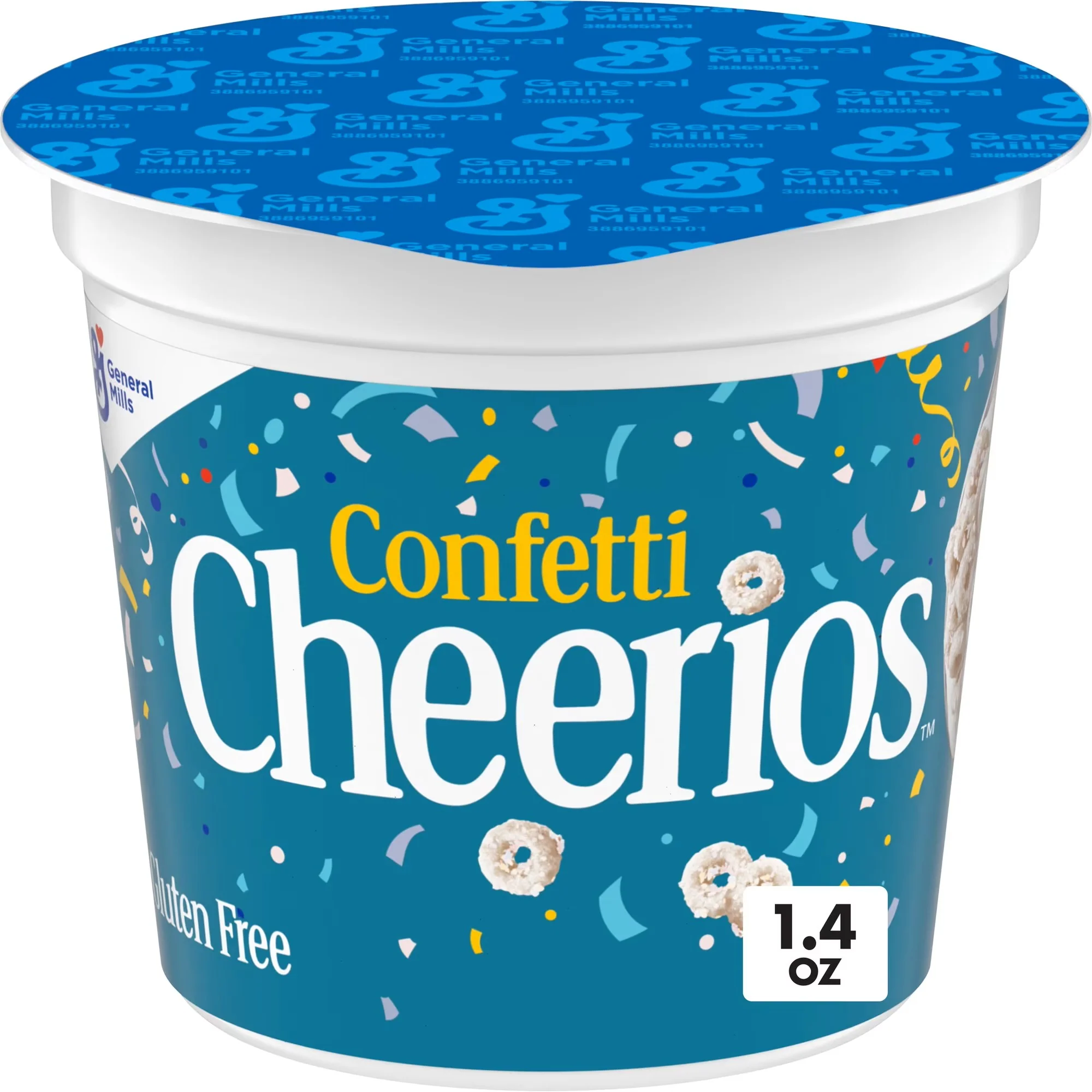 General Mills Cheerios Confetti Cereal Cup (12 x 1.4oz)