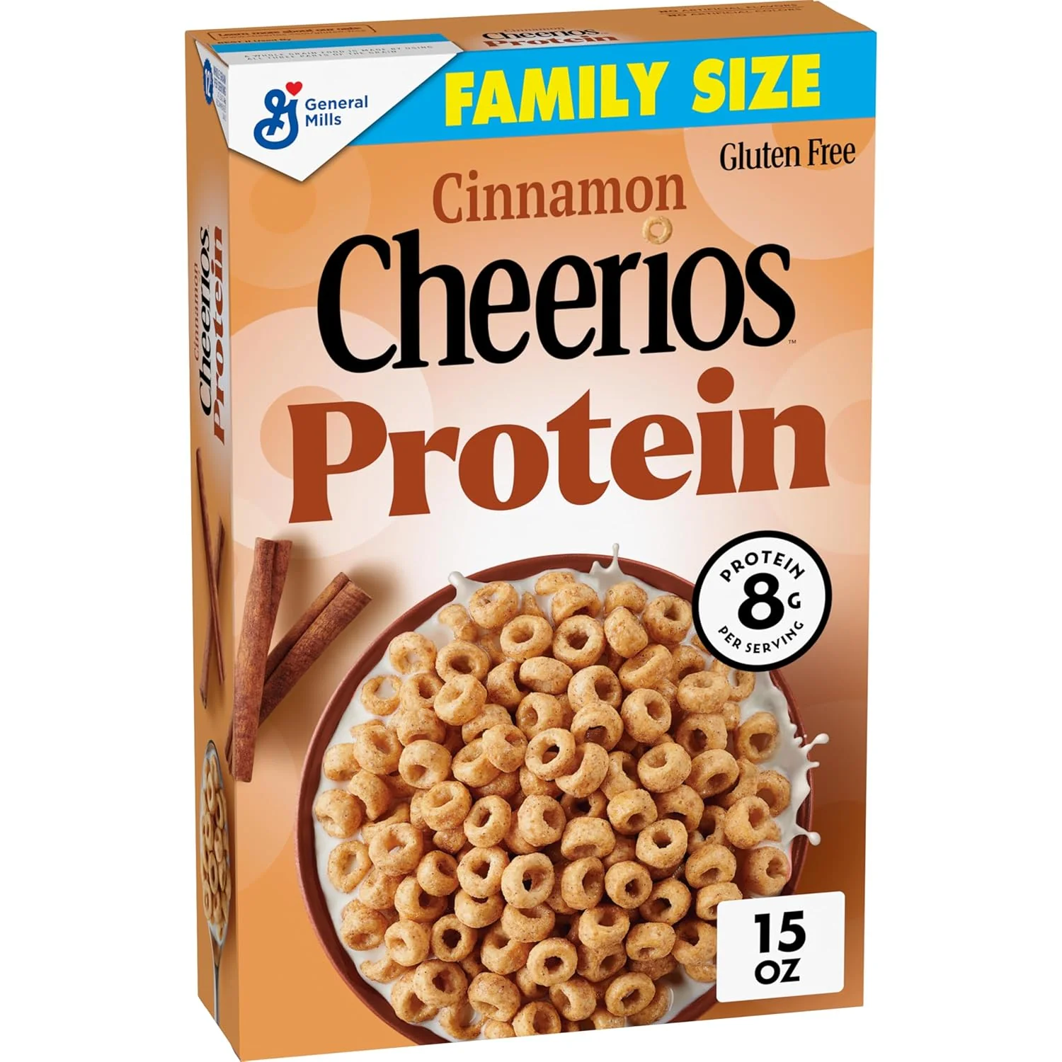 General Mills - Cheerios Protein Cinnamon FS (8 x 15oz)
